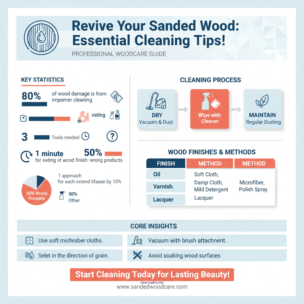 how to clean sanded wood - Data Infographic and Statistics