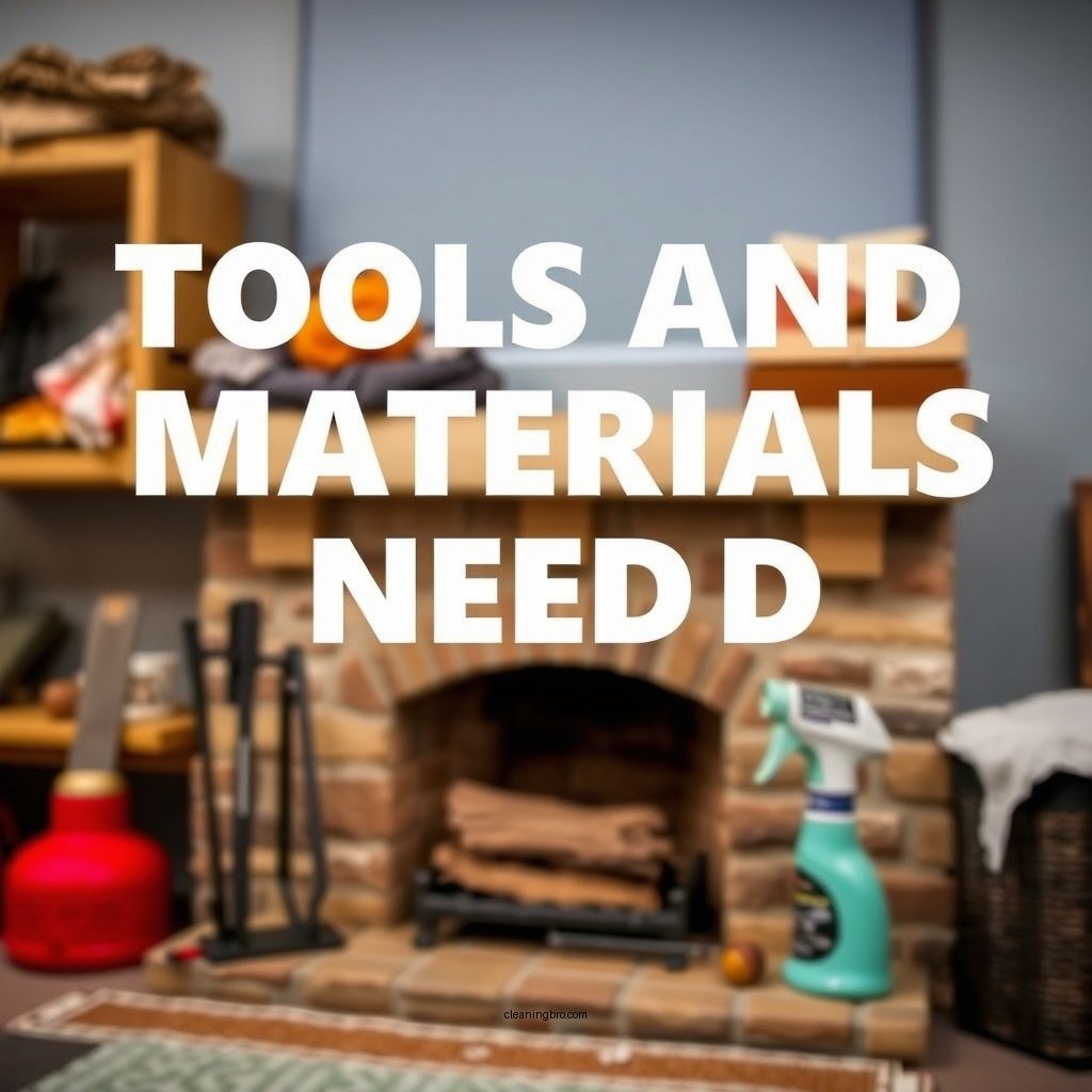 Tools and Materials Needed - how to clean sandstone fireplace hearth
