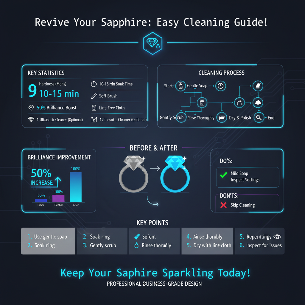how to clean sapphire ring - Data Infographic and Statistics