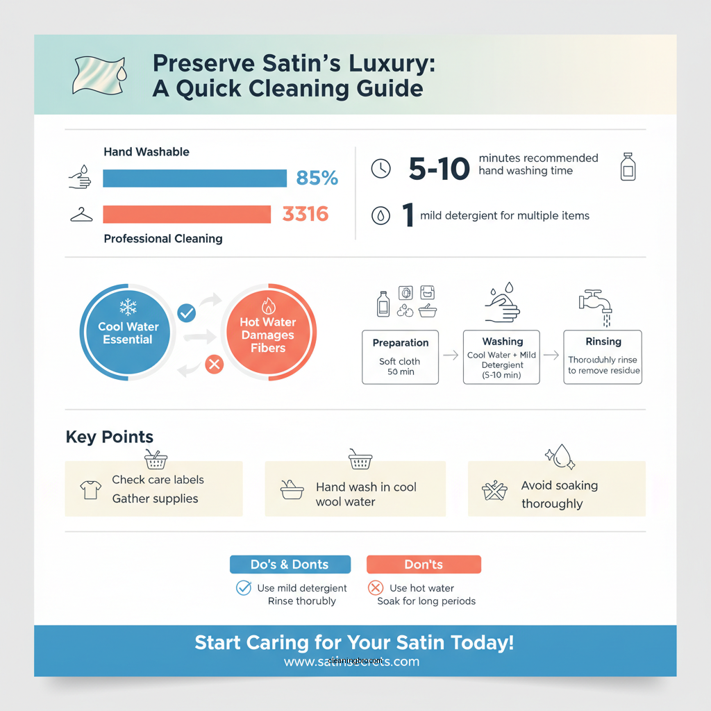 how to clean satin - Data Infographic and Statistics