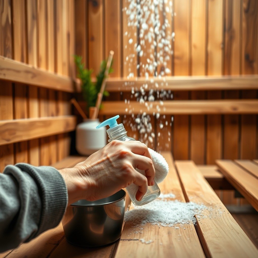 Step-by-Step Cleaning Process - how to clean sauna