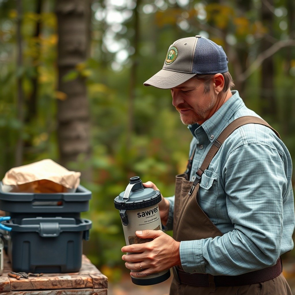 Gather Necessary Supplies - how to clean sawyer filter