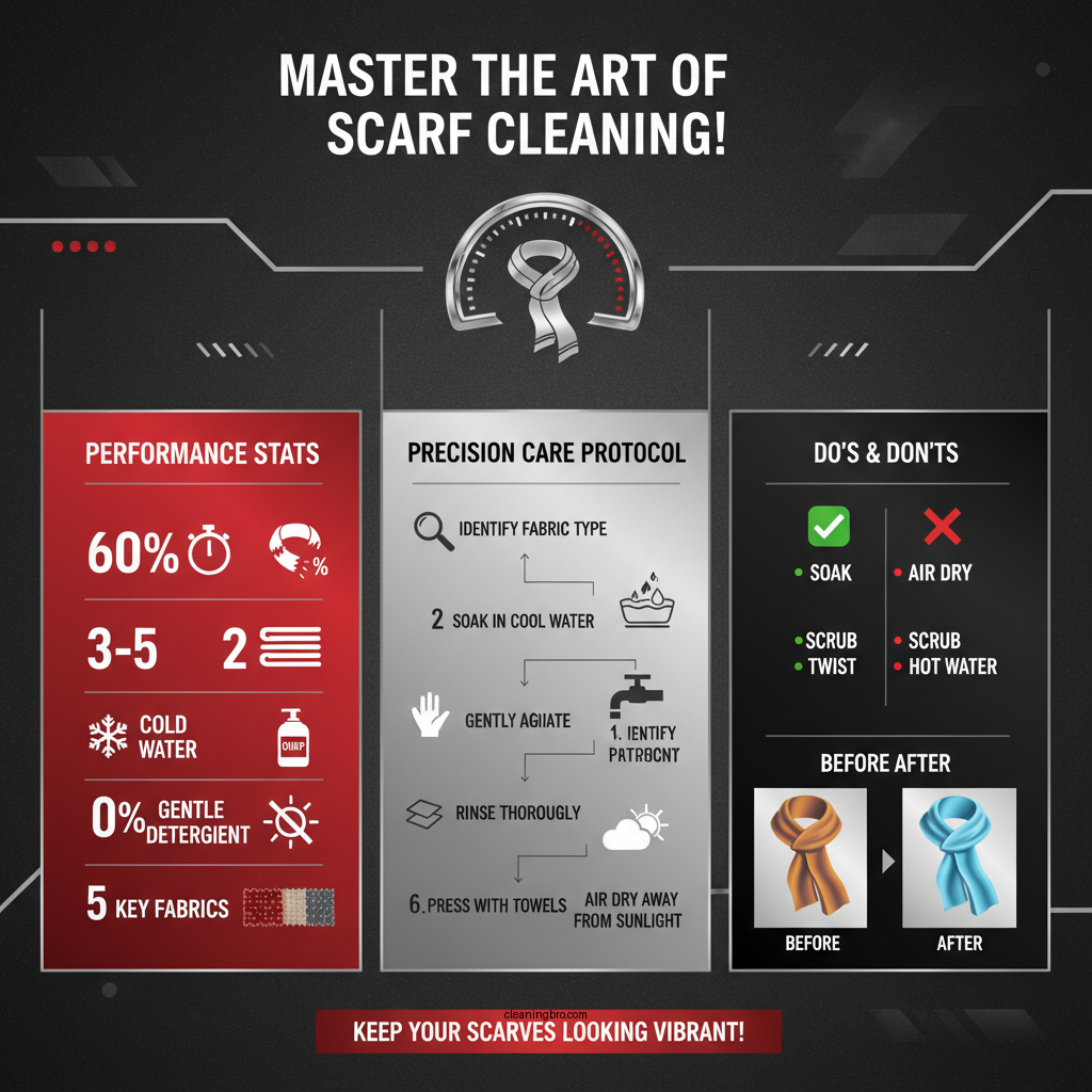 how to clean scarves - Data Infographic and Statistics