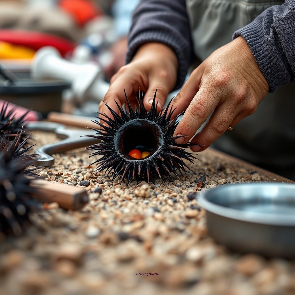 Tools You Will Need - how to clean sea urchin