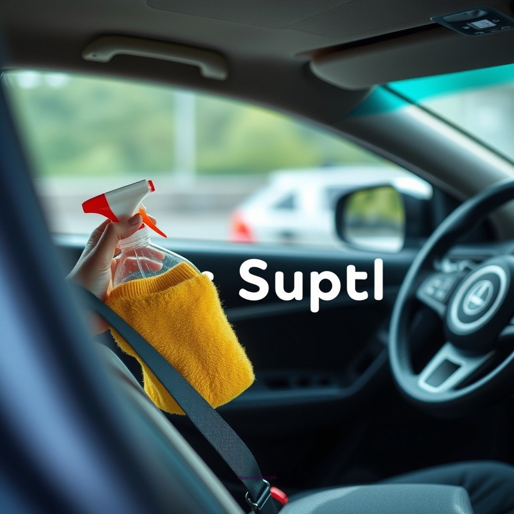 Basic Cleaning Supplies - how to clean seat belts in cars