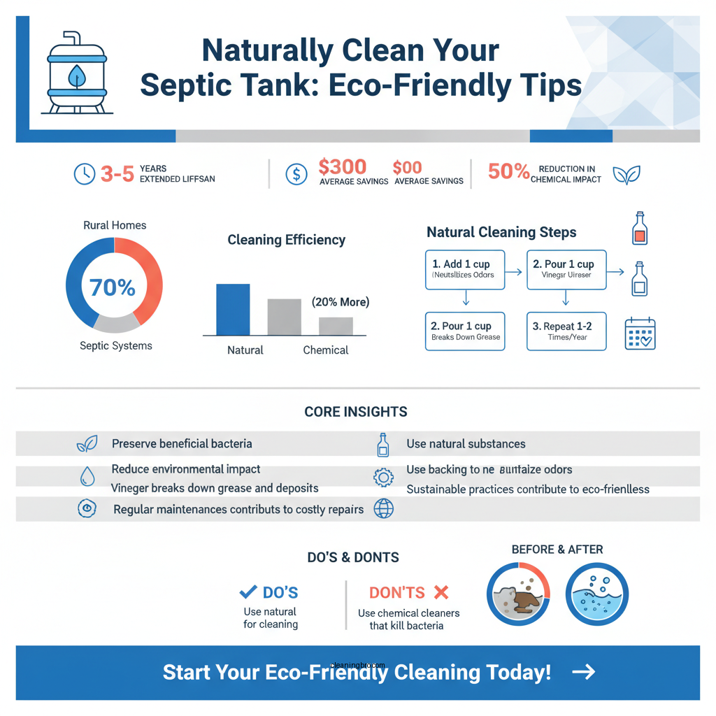 how to clean septic tank naturally - Data Infographic and Statistics