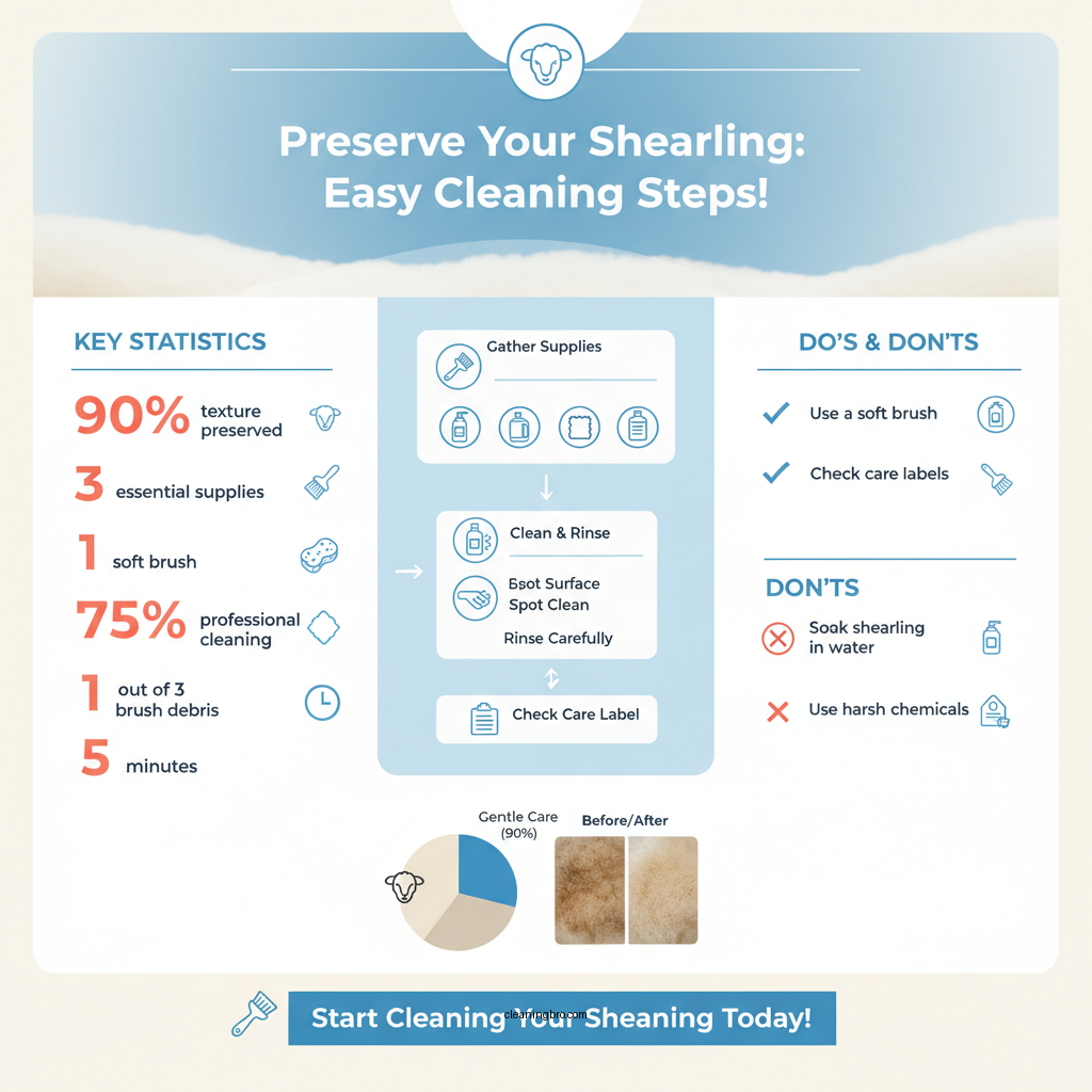 how to clean shearling - Data Infographic and Statistics