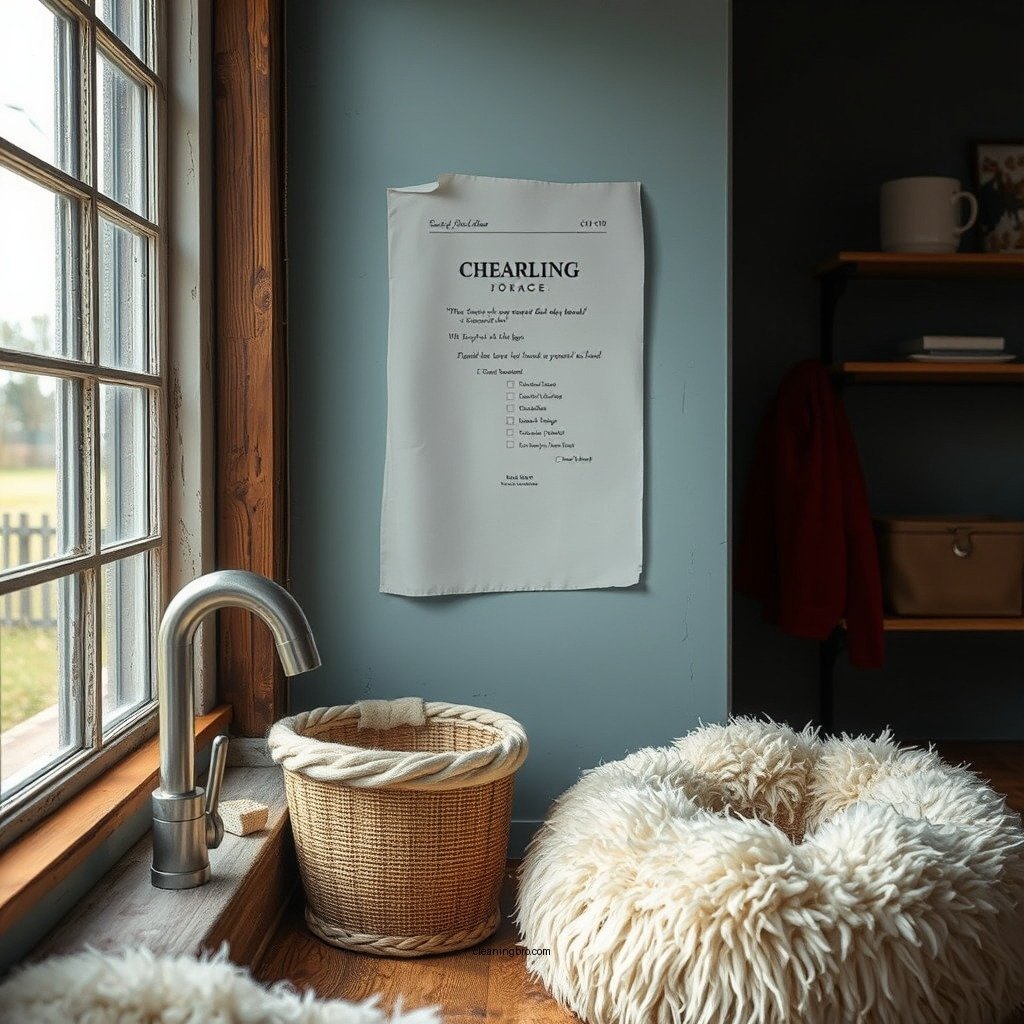 Preparing for Cleaning - how to clean shearling
