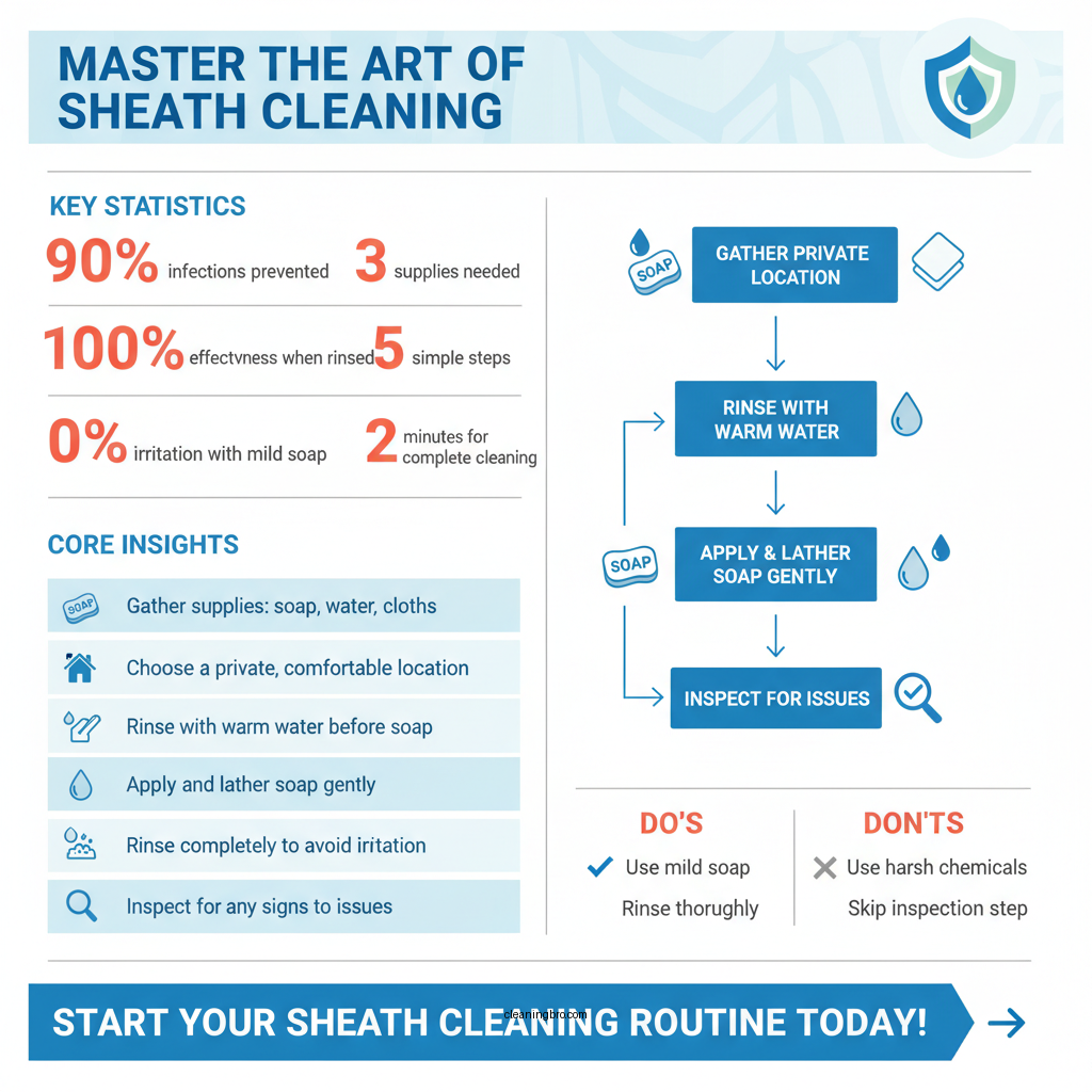 how to clean sheath - Data Infographic and Statistics