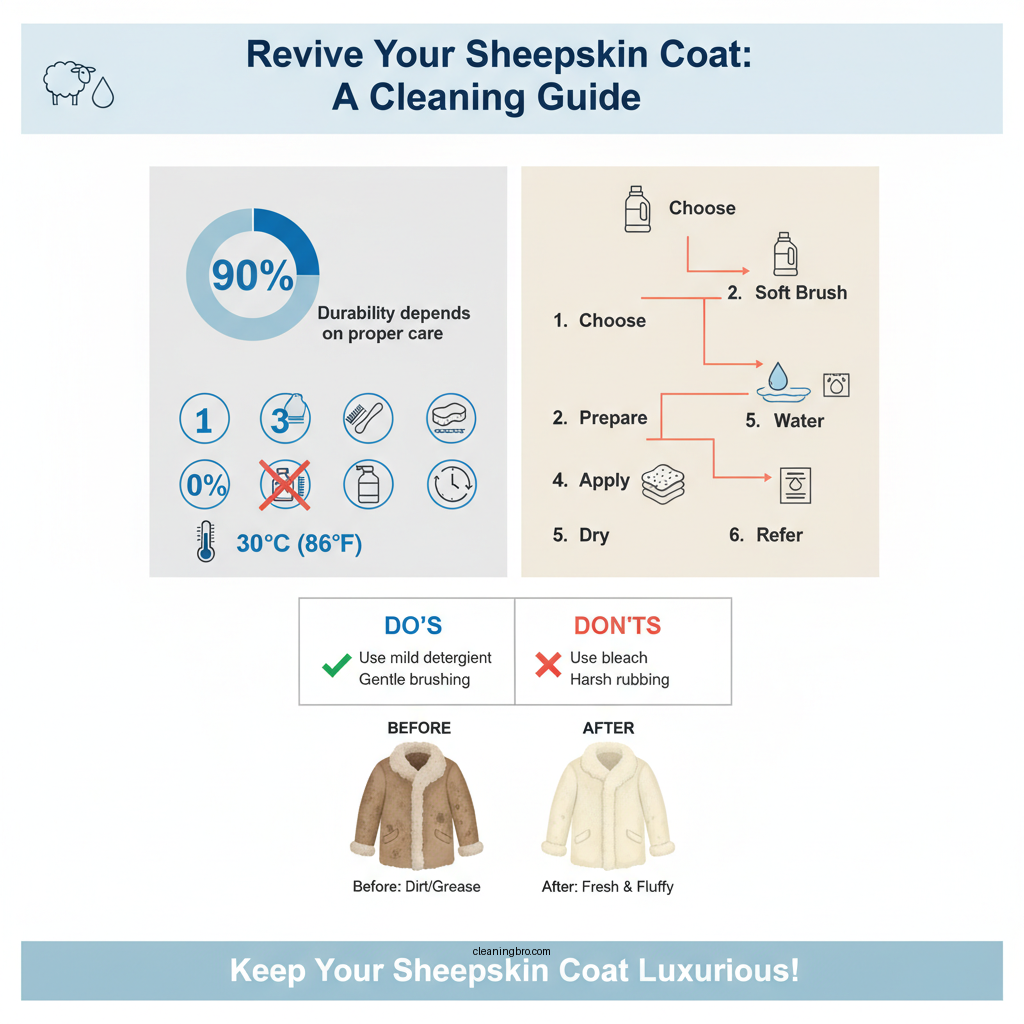 how to clean sheepskin coat - Data Infographic and Statistics