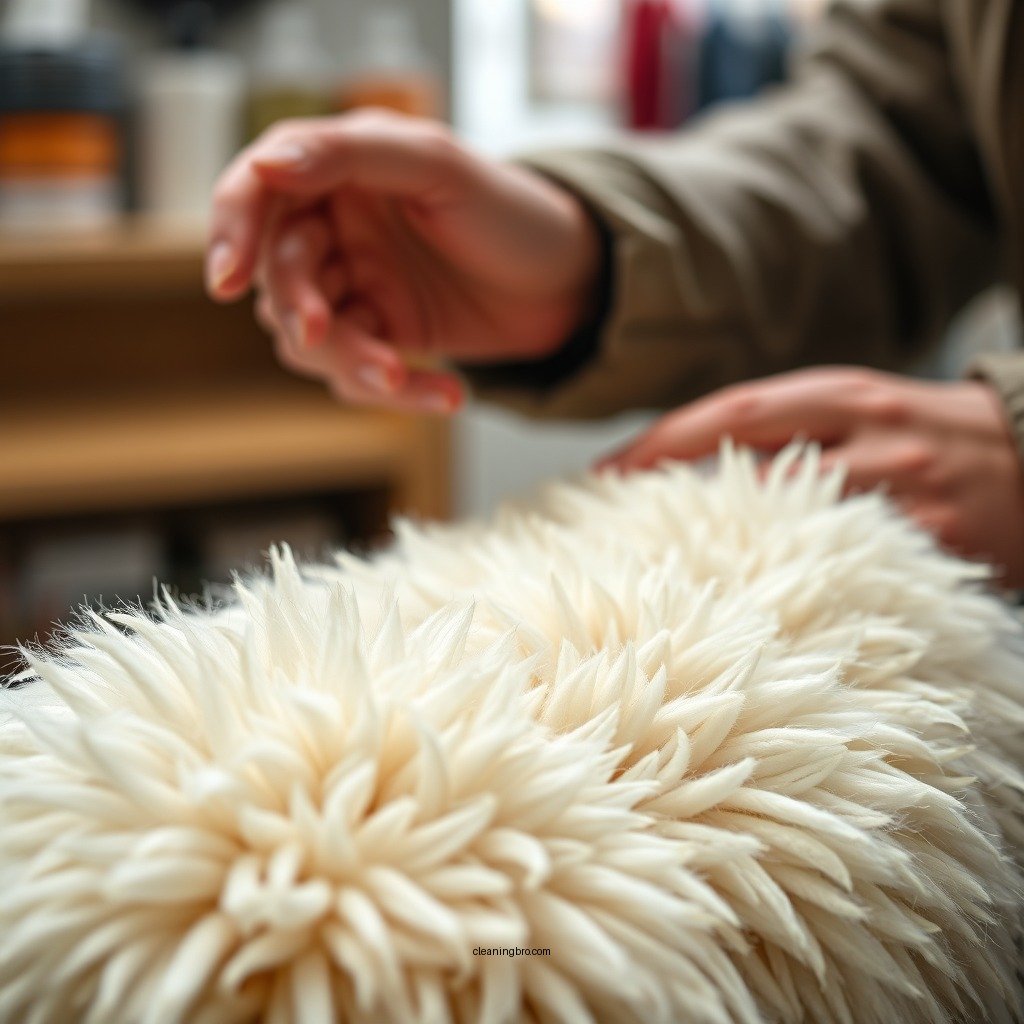 Step-by-Step Cleaning Process - how to clean sheepskin coat