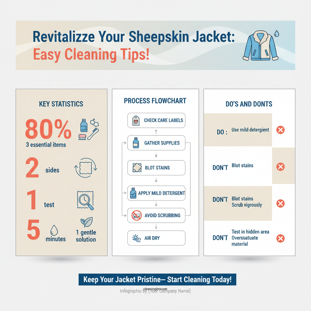 how to clean sheepskin jacket - Data Infographic and Statistics