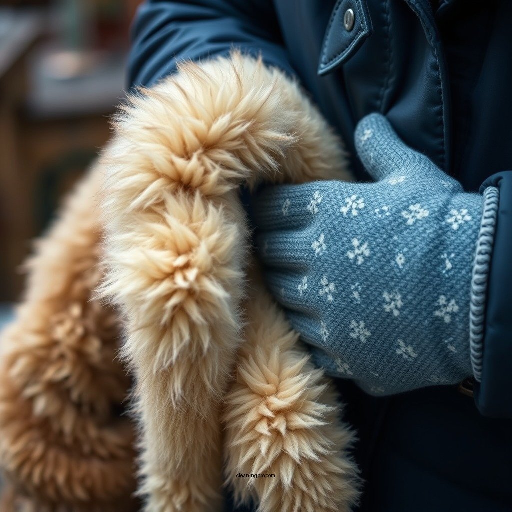 Preparing for Cleaning - how to clean sheepskin jacket