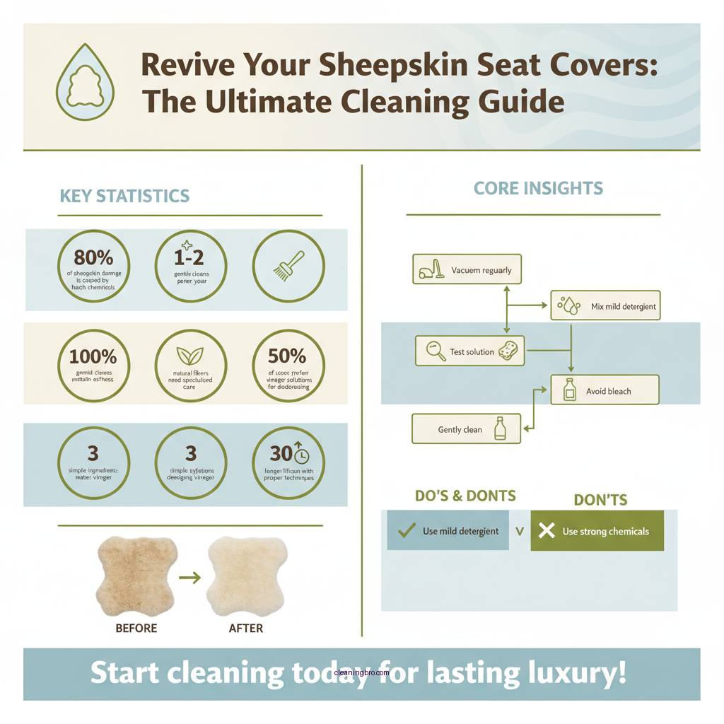 how to clean sheepskin seat covers - Data Infographic and Statistics