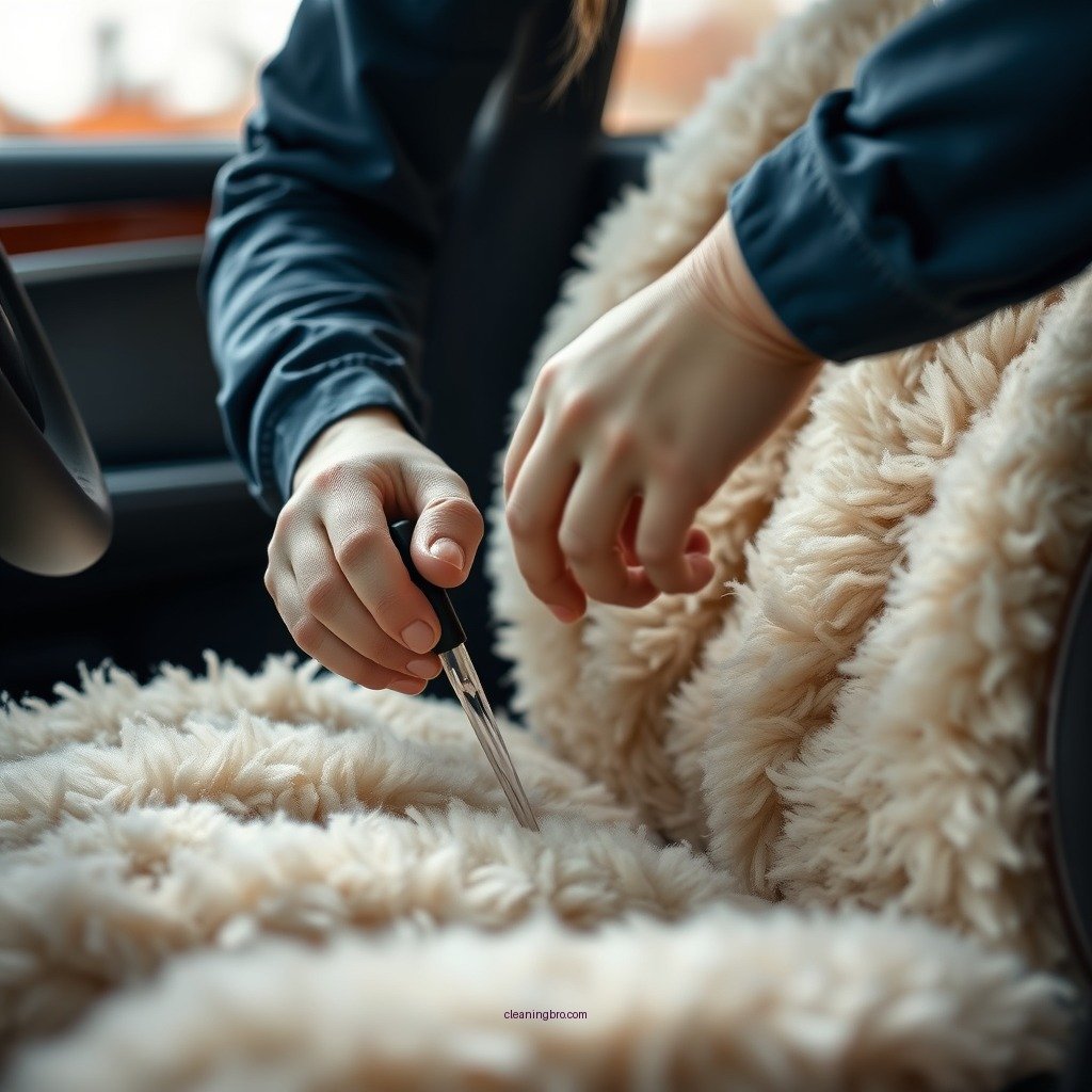 Step-by-Step Cleaning Process - how to clean sheepskin seat covers