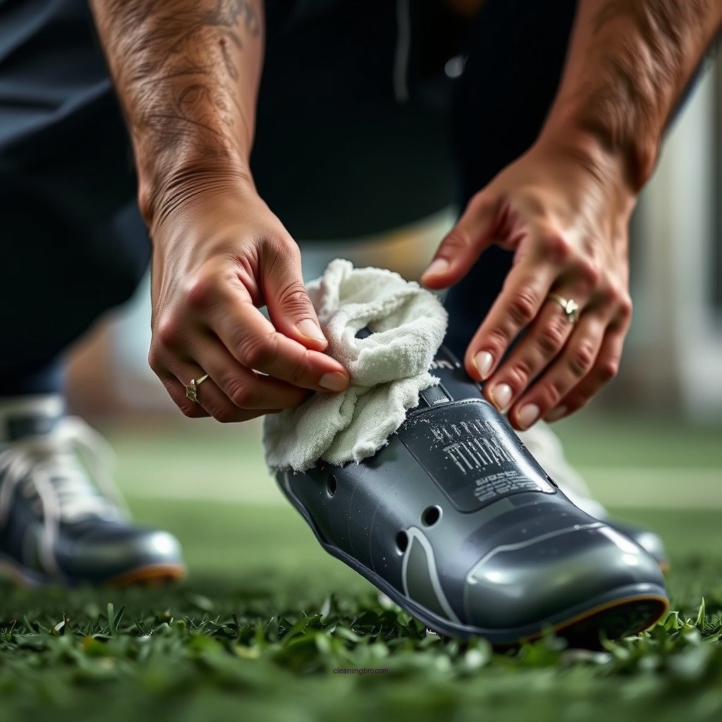 Step-by-Step Cleaning Process - how to clean shin guards