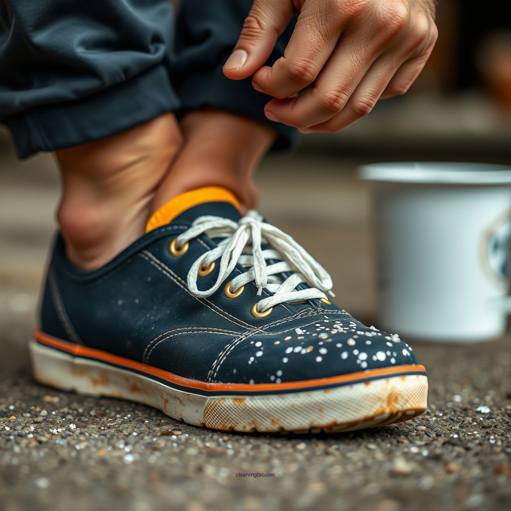 Step-by-Step Cleaning Process - how to clean shoes from fungus