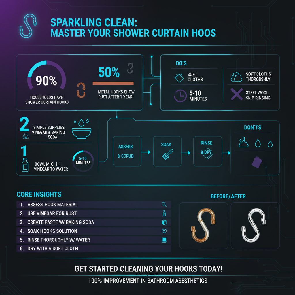 how to clean shower curtain hooks - Data Infographic and Statistics