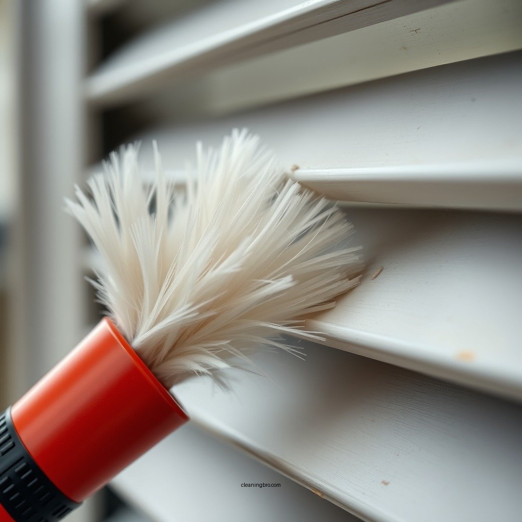 Dusting and Initial Cleaning - how to clean shutters