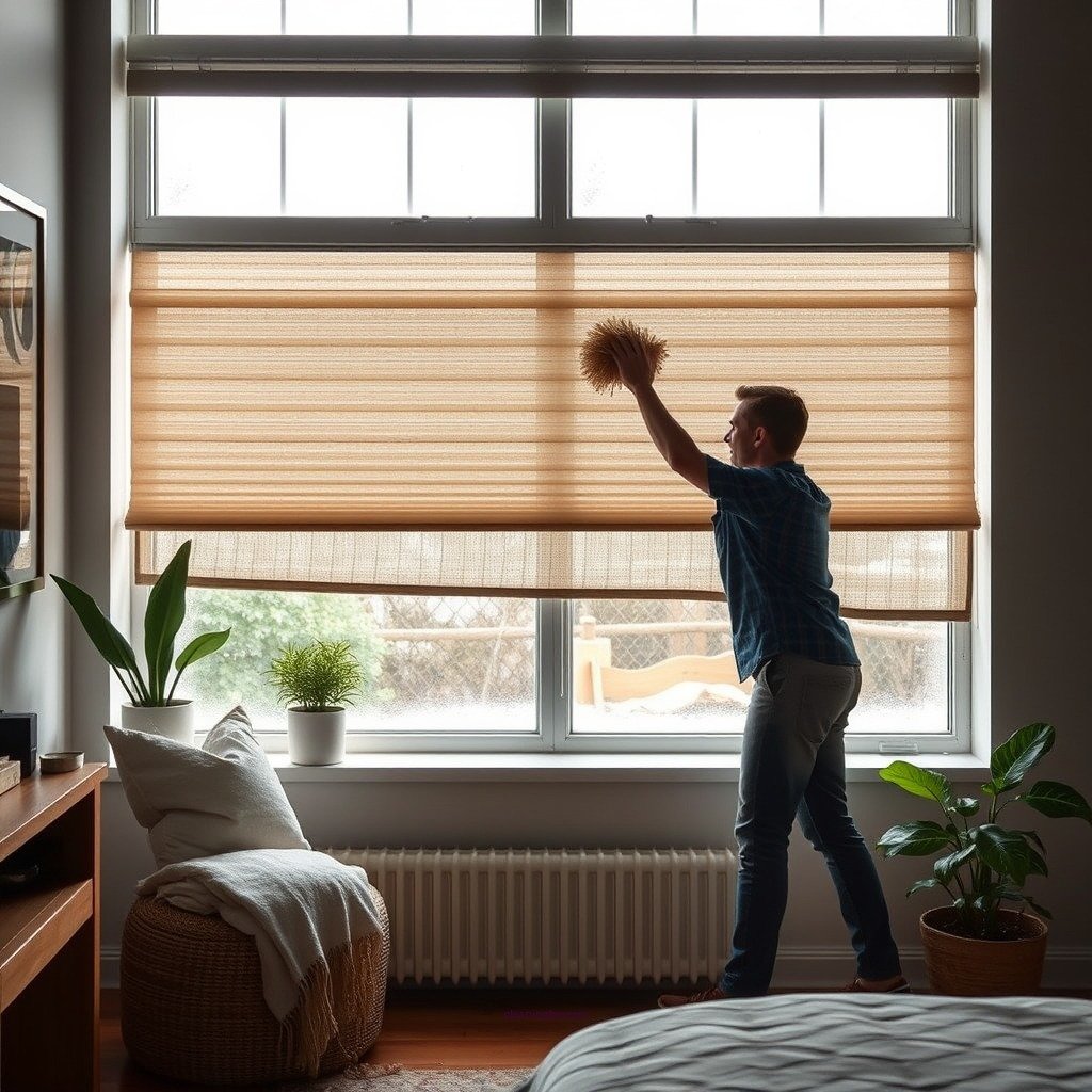 Dusting Techniques for Silhouette Shades - how to clean silhouette window shades