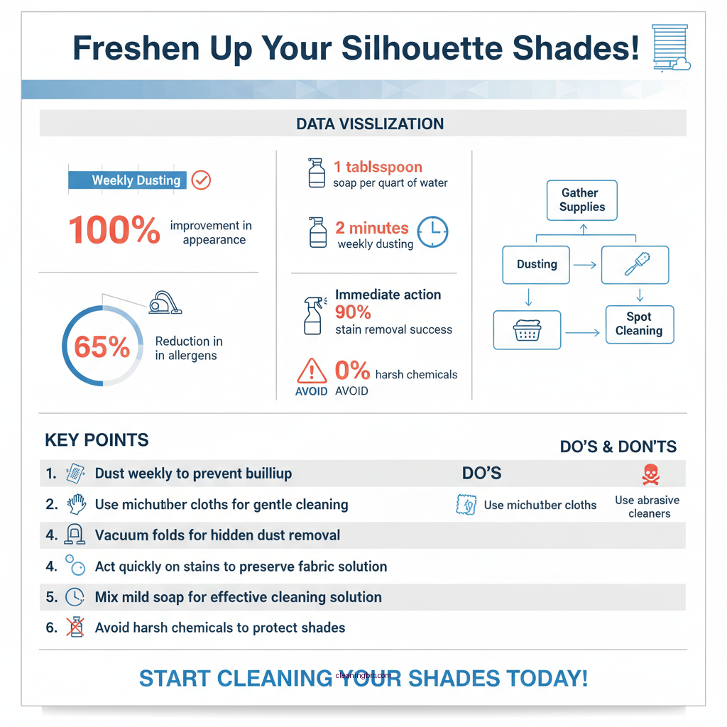 how to clean silhouette window shades - Data Infographic and Statistics