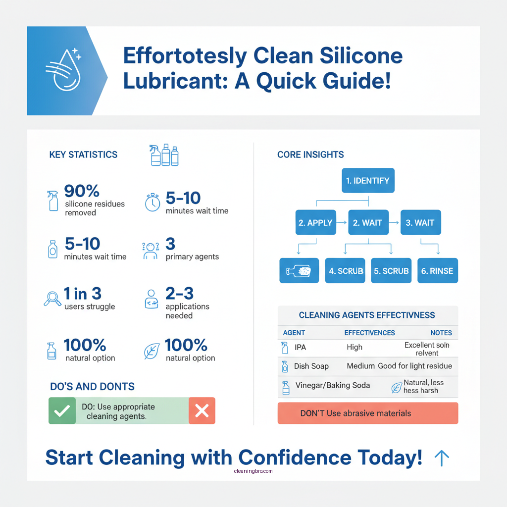 how to clean silicone lubricant - Data Infographic and Statistics