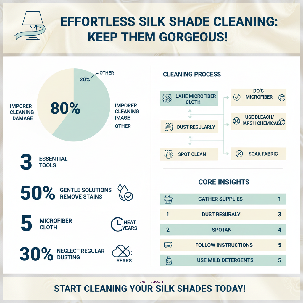 how to clean silk lamp shades - Data Infographic and Statistics