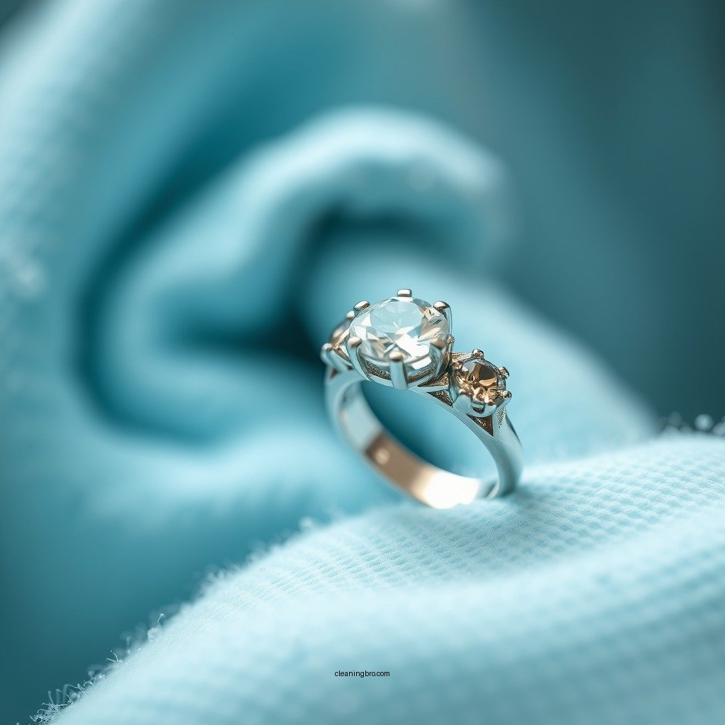 Step-by-Step Cleaning Process - how to clean silver rings with gemstones