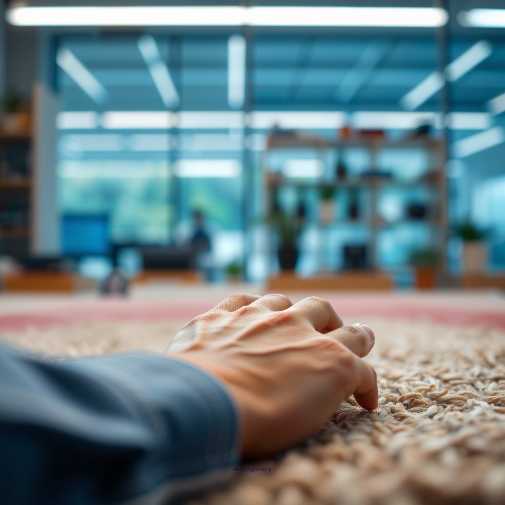 Blotting the Stain - how to clean sisal rug pet stains