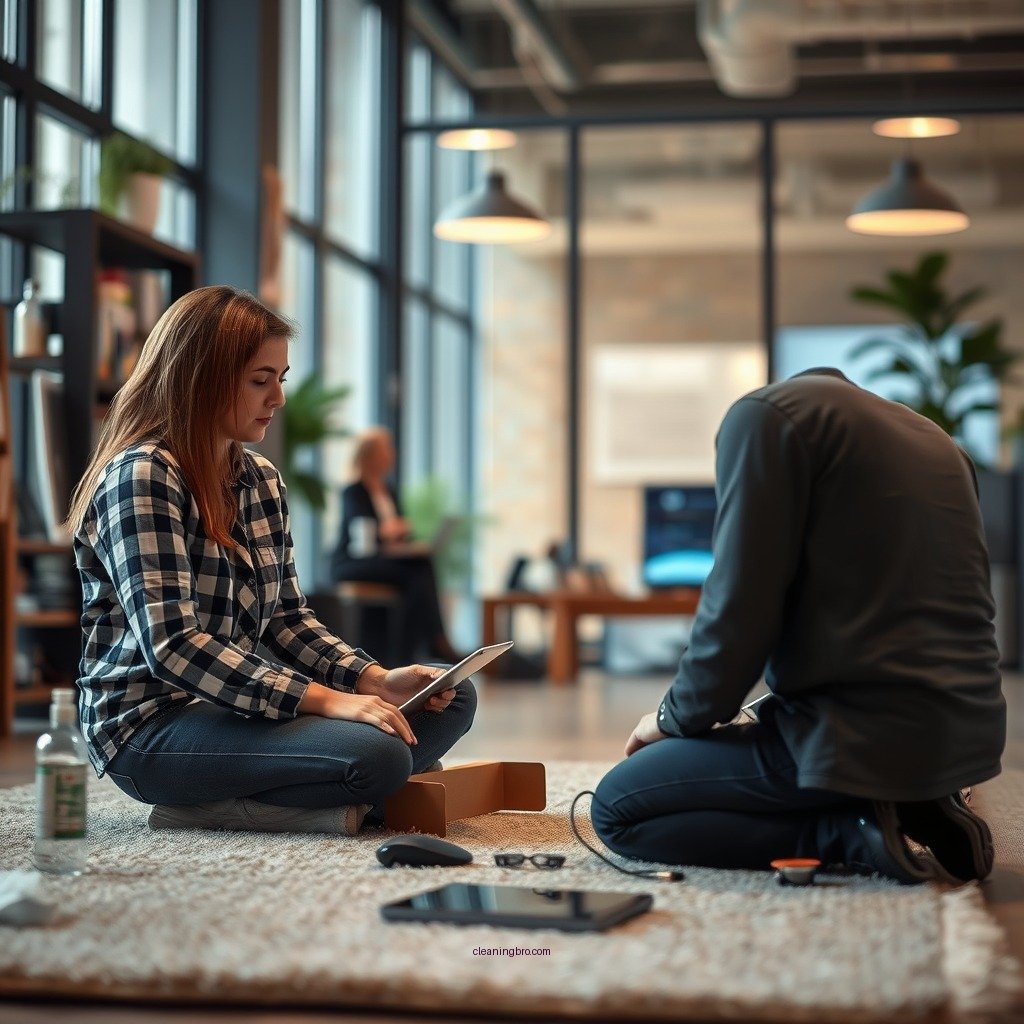 Preparing for Cleaning - how to clean sisal rug pet stains