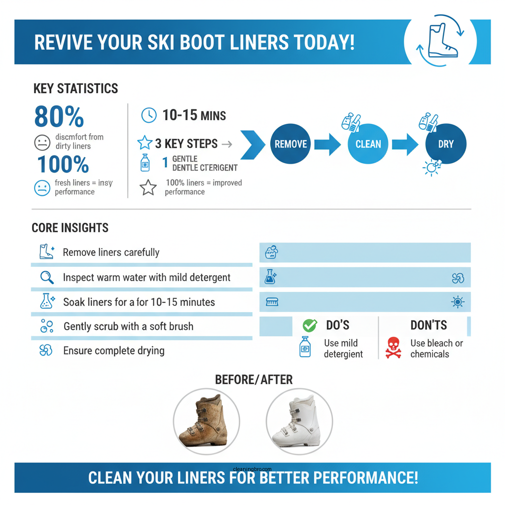 how to clean ski boot liners - Data Infographic and Statistics