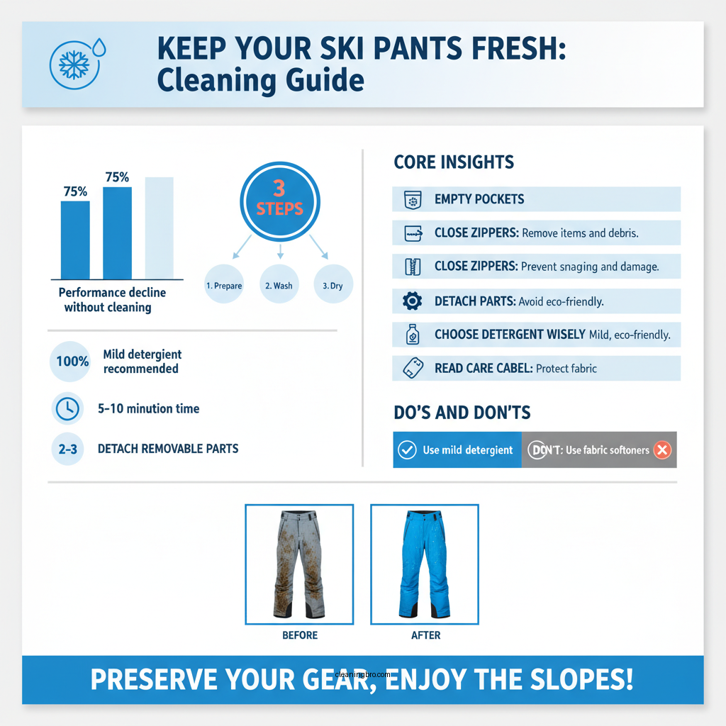 how to clean ski pants - Data Infographic and Statistics