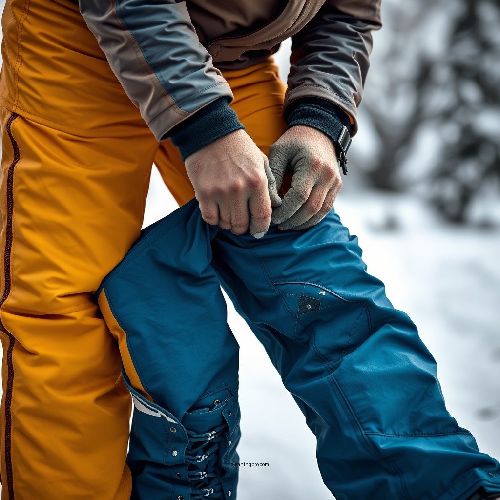 Preparing Your Ski Pants for Cleaning - how to clean ski pants