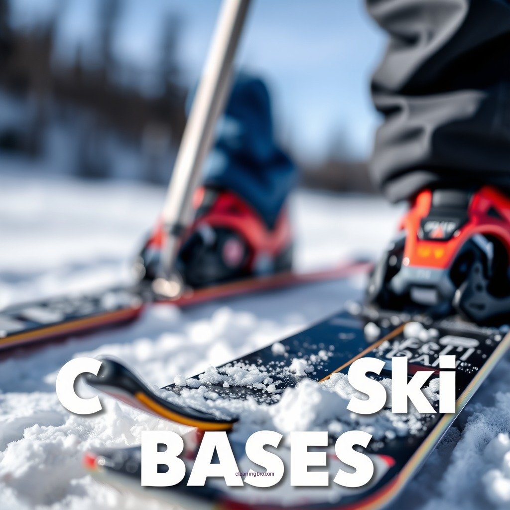 Clean the Ski Bases - how to clean skis