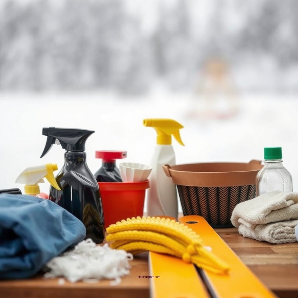 Gather Your Cleaning Supplies - how to clean skis