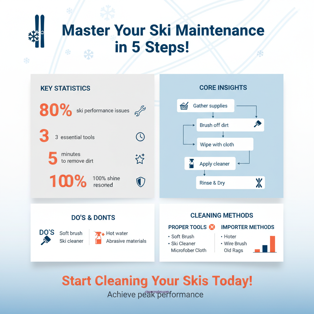 how to clean skis - Data Infographic and Statistics
