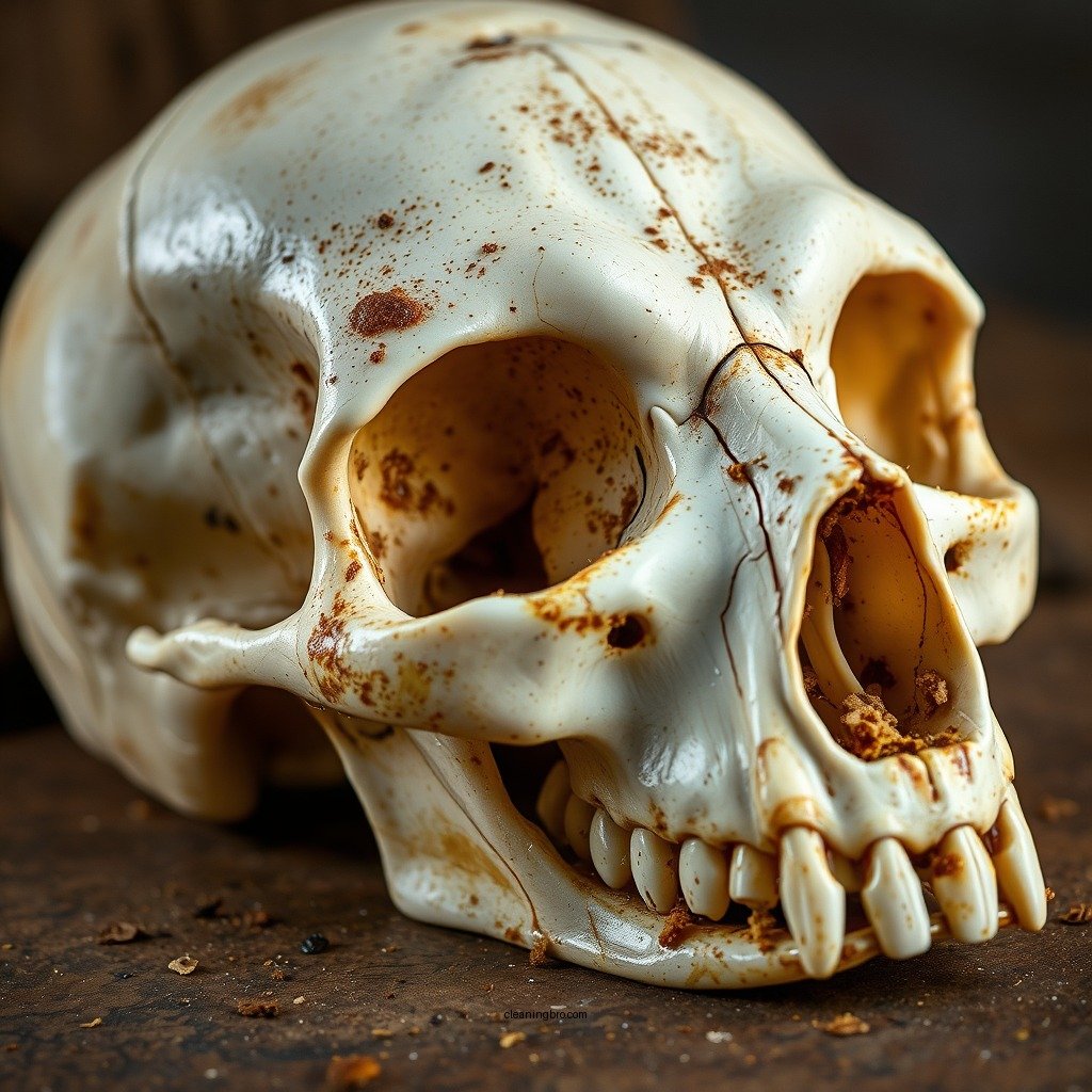 Degreasing the Skull - how to clean skull for european mount