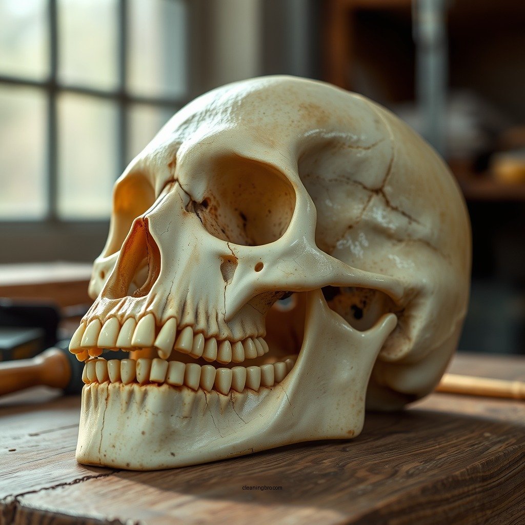 Preparing the Skull - how to clean skull for european mount