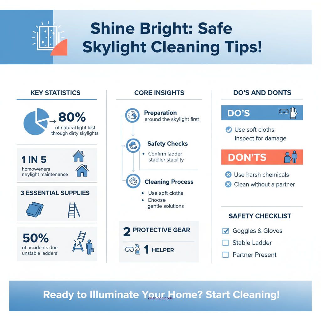 how to clean skylight - Data Infographic and Statistics