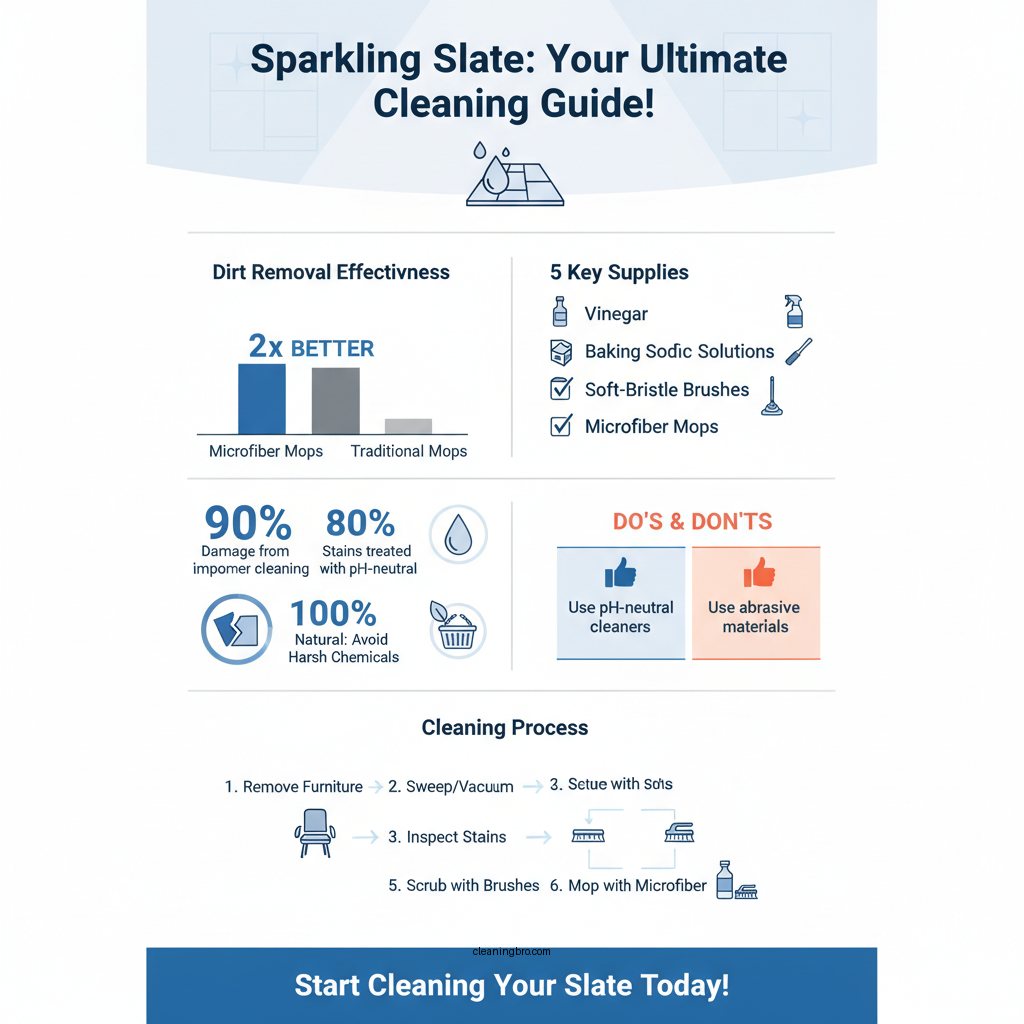 how to clean slate floor tiles - Data Infographic and Statistics