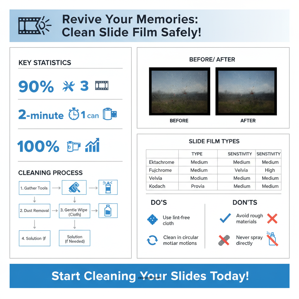 how to clean slide film - Data Infographic and Statistics