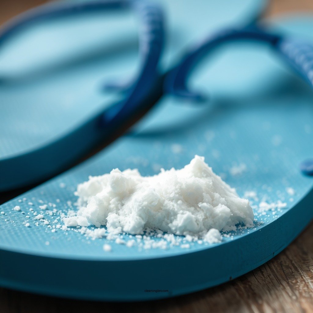 Deep Cleaning with Baking Soda - how to clean smelly flip flops