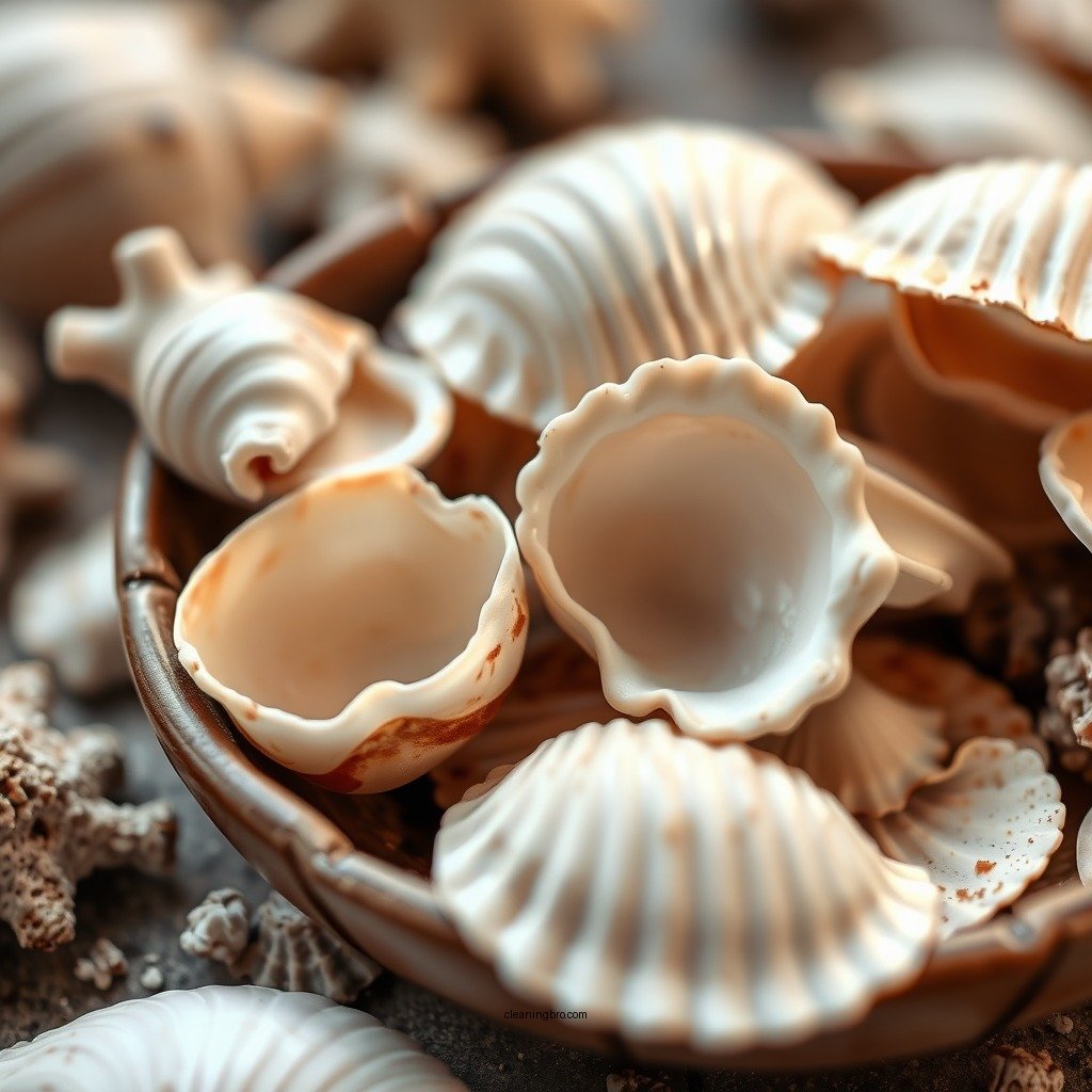 Preparing Your Seashells for Cleaning - how to clean smelly seashells