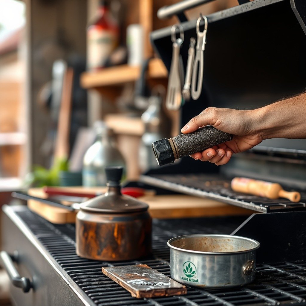 Tools and Supplies Needed for Cleaning - how to clean smoker racks