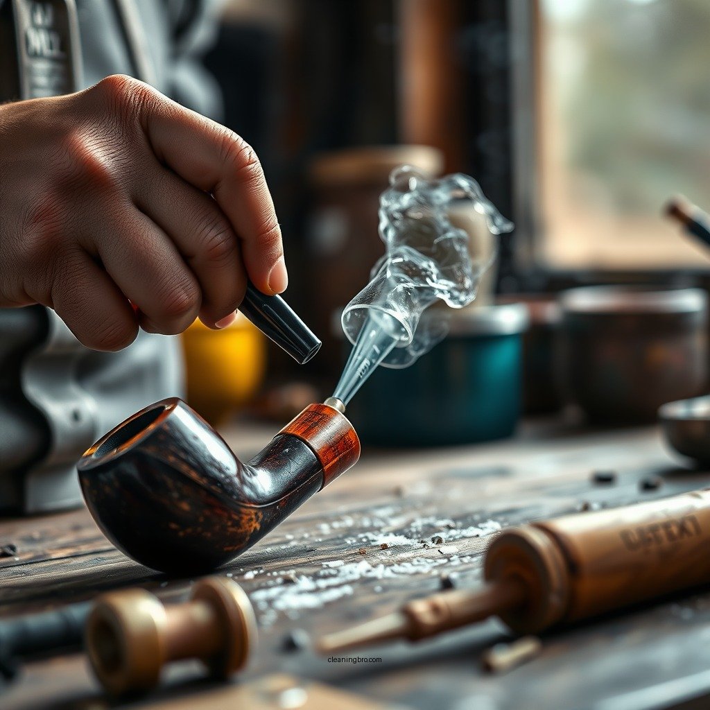 Disassemble the Pipe - how to clean smoking pipe