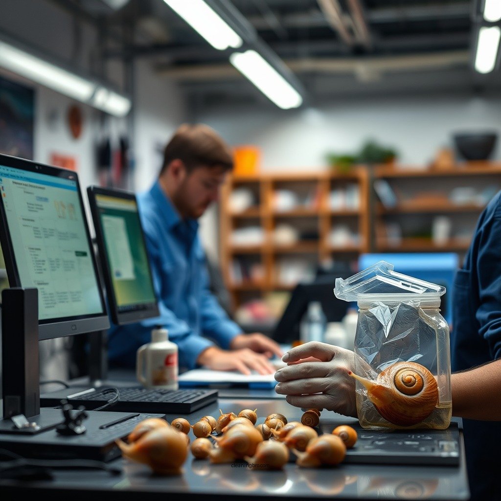 Preparing Your Cleaning Supplies - how to clean snail shells