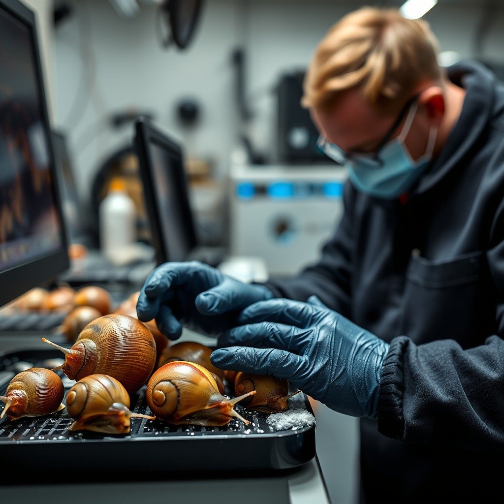 Step-by-Step Cleaning Process - how to clean snail shells