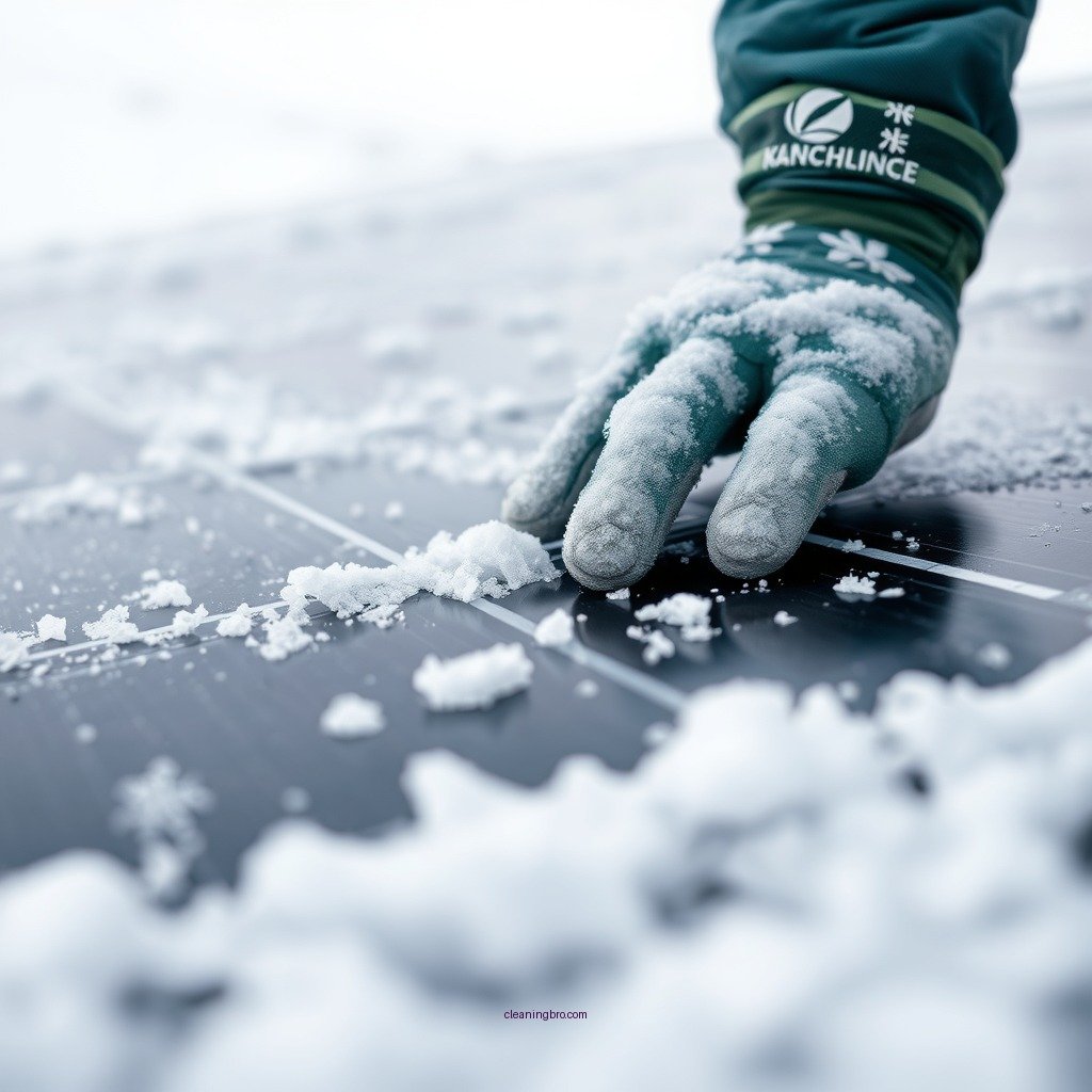 Safe Techniques for Removing Snow - how to clean snow off solar panels