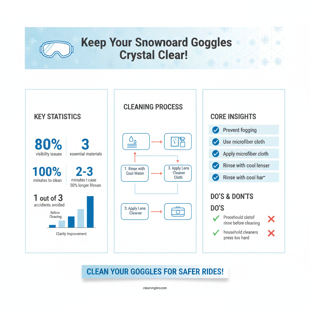 how to clean snowboard goggles - Data Infographic and Statistics
