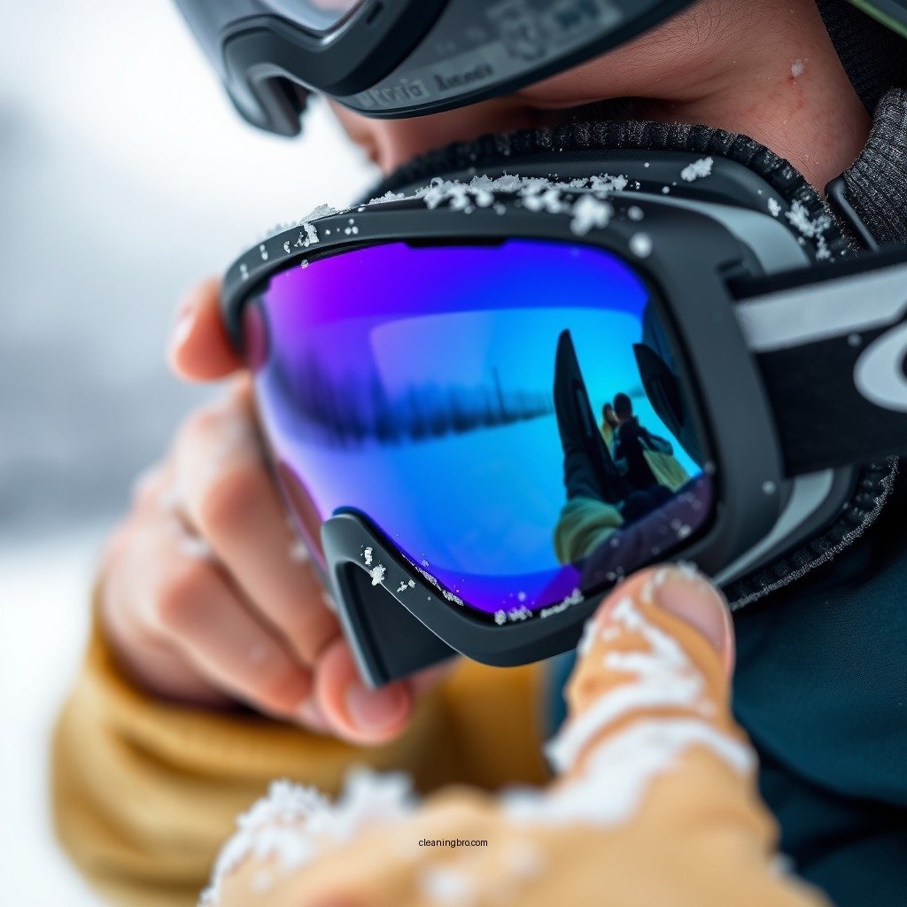 Step-by-Step Cleaning Process - how to clean snowboard goggles